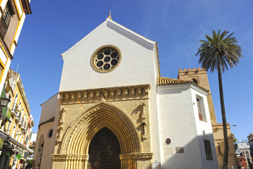 Fototapeta premium Iglesia de Santa Catalina en Sevilla, España
