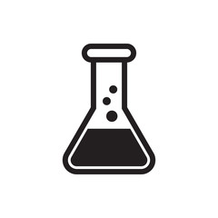 test tube icon illustration