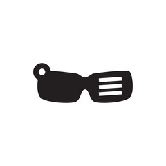 smart glasses icon illustration