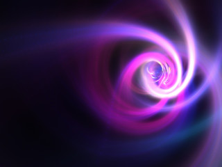 Wide Swirling Glow  Background - Fractal Art