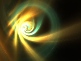 Wide Swirling Glow  Background - Fractal Art