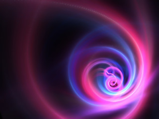 Wide Swirling Glow  Background - Fractal Art