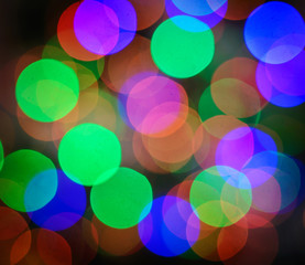 Background of colorful bokeh