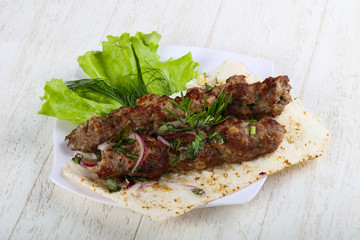 Lamb kebab