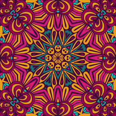 Abstract Tribal vintage ethnic seamless pattern