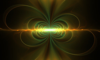 Shining   Glowing  Flash Background - Fractal Art