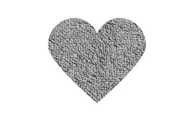 Grey soft heart