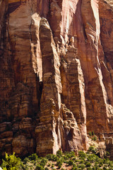 Zion mountains and cliffs