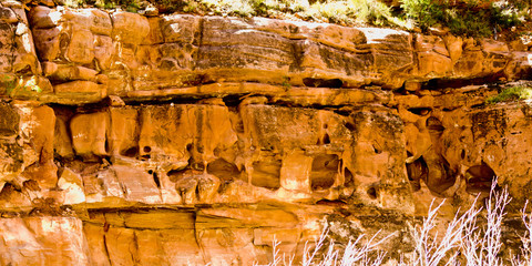 Zion mountains and cliffs