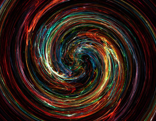 Fototapeta na wymiar Abstract Fractal Swirl Background - Fractal Art