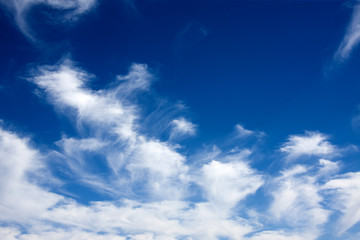 Clouds with blue sky