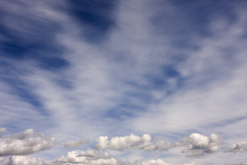 Clouds with blue sky