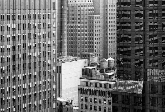 Fototapeta New York in Black and White