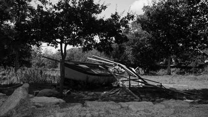 Barque abandonnée