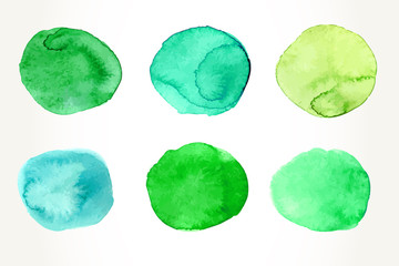 Watercolor circles