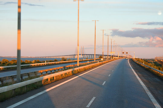 the Oresund Bridge,Malmo, Sweden
