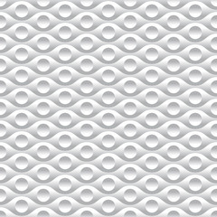 Silver metallic seamless abstract vector pattern