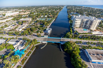 Aerial Delray Beach, Florida