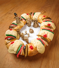 Kings cake, Epiphany cake, or Rosca de reyes