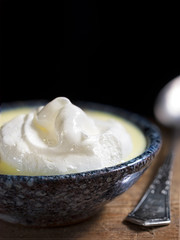 Floating islands with Crème anglaise