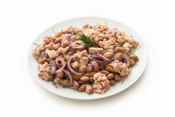 Tonno, fagioli e cipolla
