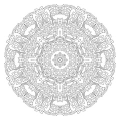 vector illustration of mandala, vintage decorative element