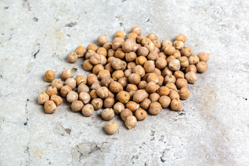 Macro shot of soybeans
