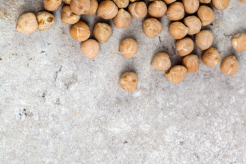 Macro shot of soybeans