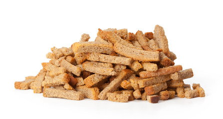 crumbs of bread croutons