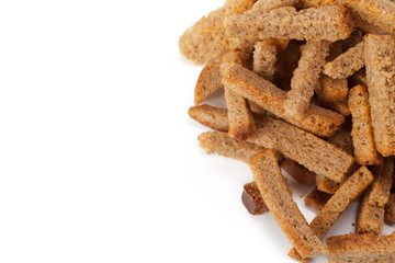 crumbs of bread croutons