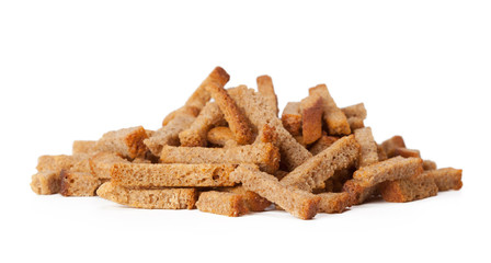 crumbs of bread croutons