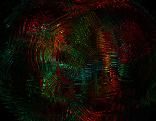  Abstract Fractal Wavy Glass Background - Fractal Art