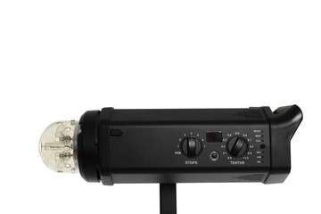 Studio lighting isolated on white