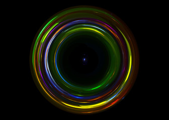 Shining Lenses of Objective, Adjustment  Control   - Fractal Art