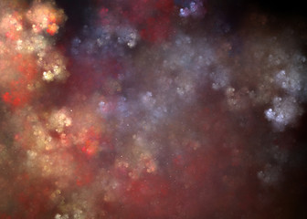 Fractal Pink Clouds - Fractal Background