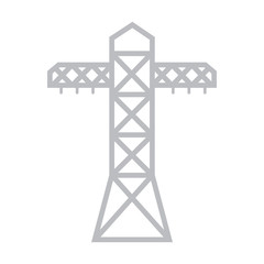 electric post energy voltage vector illustration eps 10