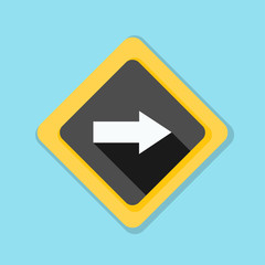 Right Arrow Sign illustration