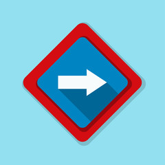 Right Arrow Sign illustration