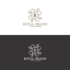 Royal brand logo in vector