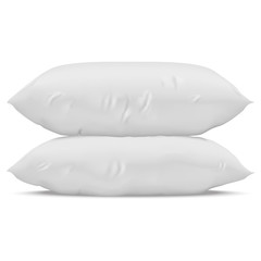 vector realistic pillow set