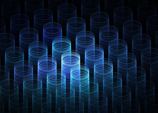 Pipes Field - Fractal Art
