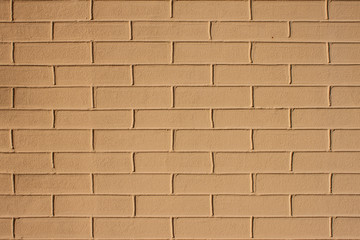 Obraz premium Texture, background. Imitation brick on beige plaster with raise