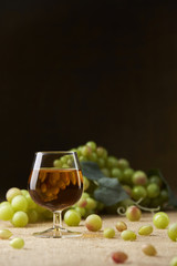 Glass of wine