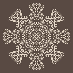 vector illustration of mandala, vintage decorative element