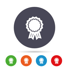 Award medal icon. Best guarantee symbol.