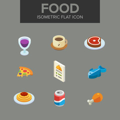 Food isometric icon