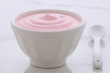 vintage greek strawberry yogurt