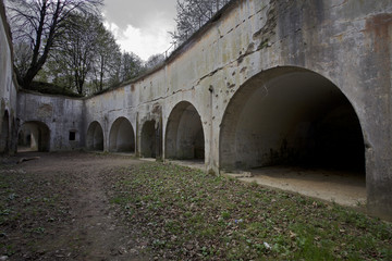 Fototapeta na wymiar fortress Przemysl. Fort I