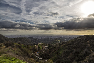 Sunset on the Mountains