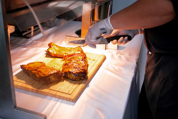 catering wedding buffet food table